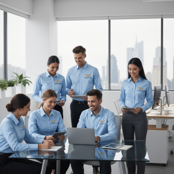 Custom Formal Shirt With Logo For Employees