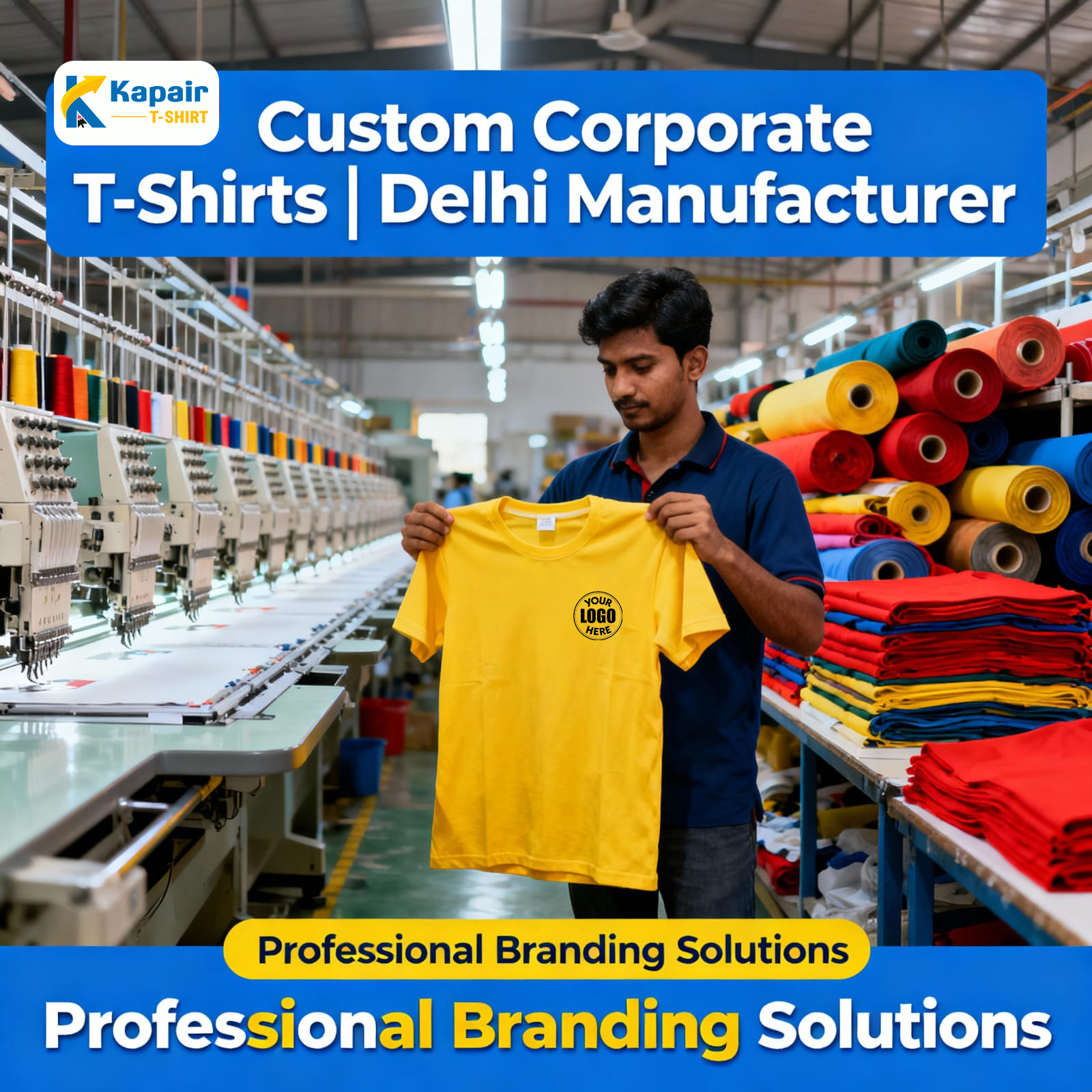 Corporate T-shirt Manufacturer in Delhi Corporate T-shirt Manufacturer in Delhi