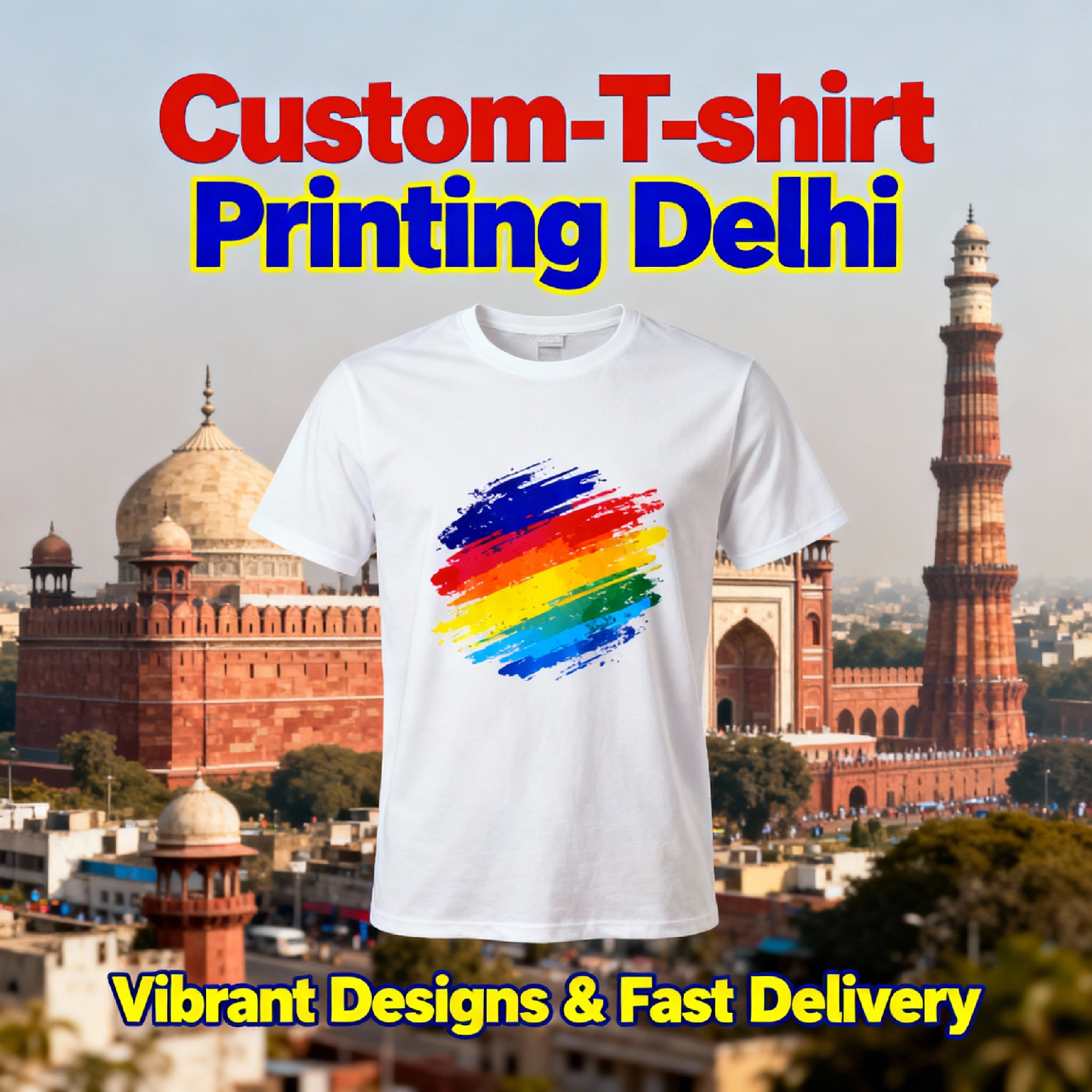 Custom T-Shirt Printing in Delhi Custom T-Shirt Printing in Delhi