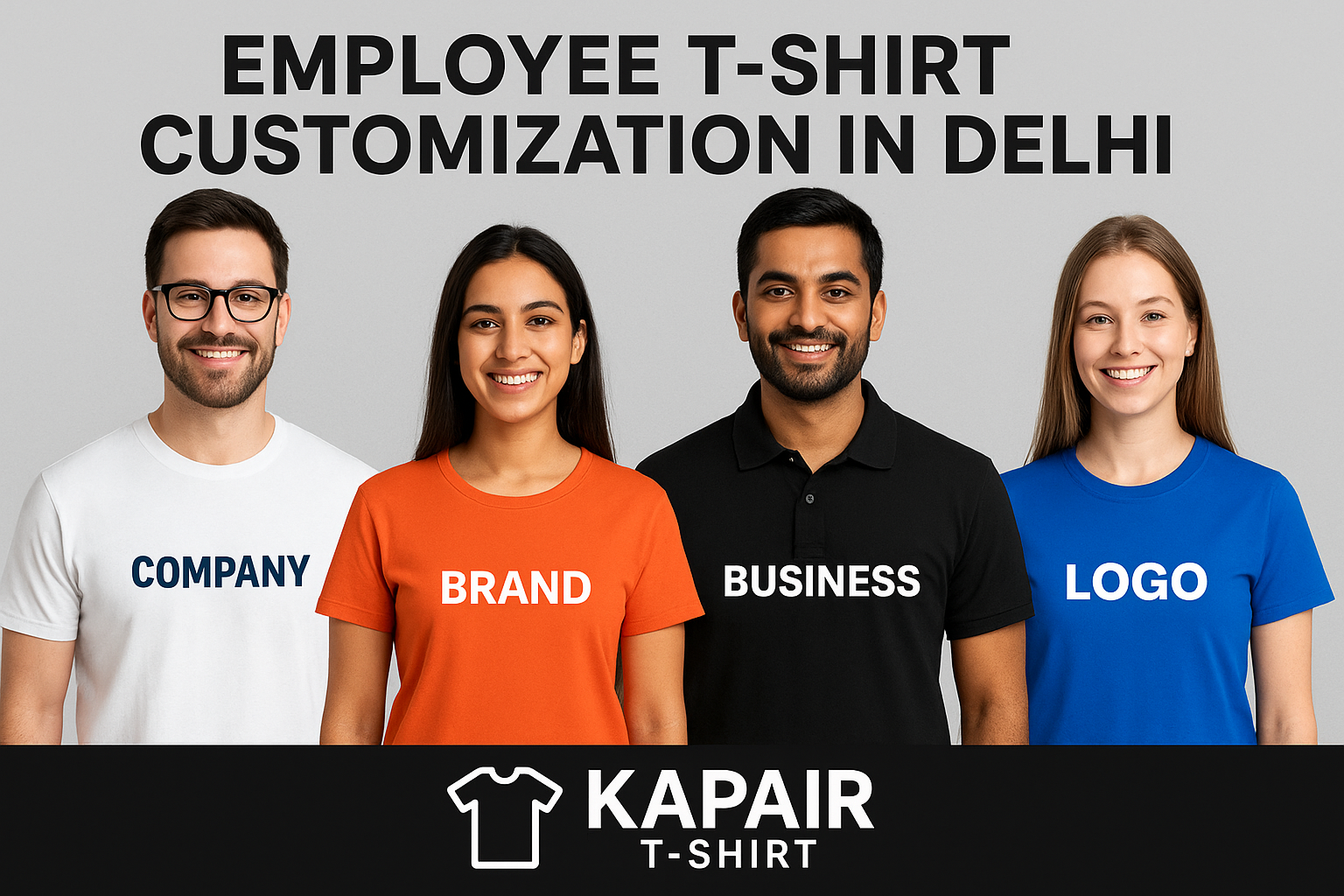 Employee T-Shirt Customization in Delhi Employee T-Shirt Customization in Delhi