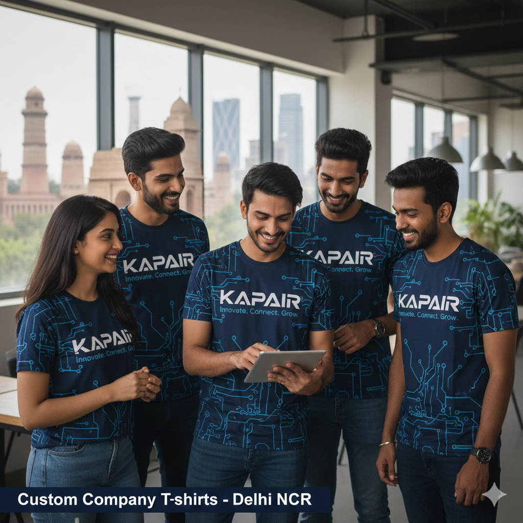 Elevate Your Brand: Why Kapair T-shirt is the Top Choice for Custom Company T-Shirts in Delhi NCR Elevate Your Brand: Why Kapair T-shirt is the Top Choice for Custom Company T-Shirts in Delhi NCR