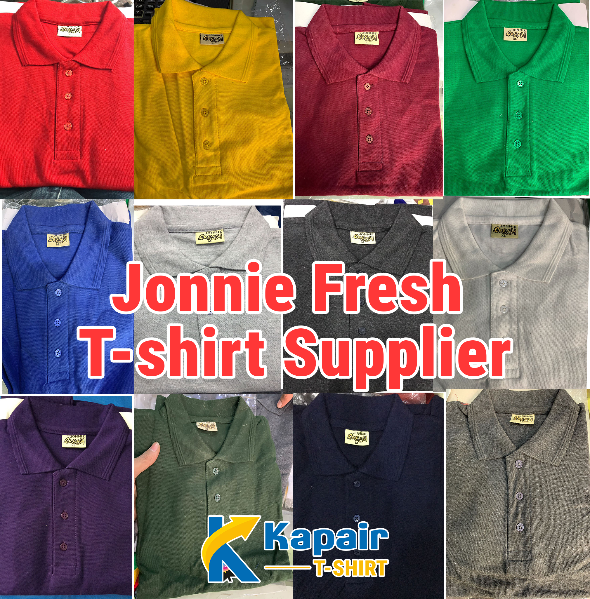 Your Trusted Jonnie T-Shirts Manufacturer: Bulk Custom Apparel by Kapair T-Shirt