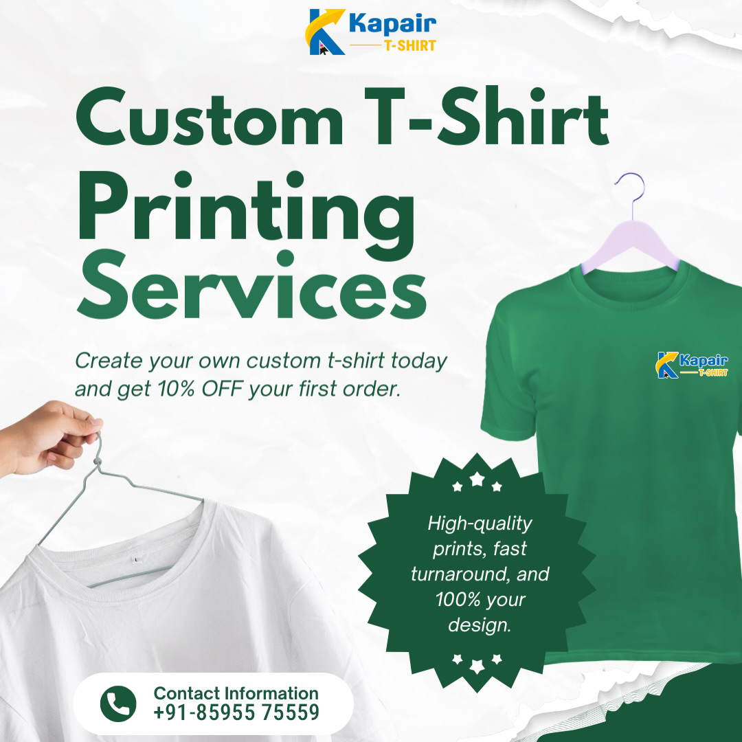 Custom T-Shirt Printing Services in Delhi Custom T-Shirt Printing Services in Delhi