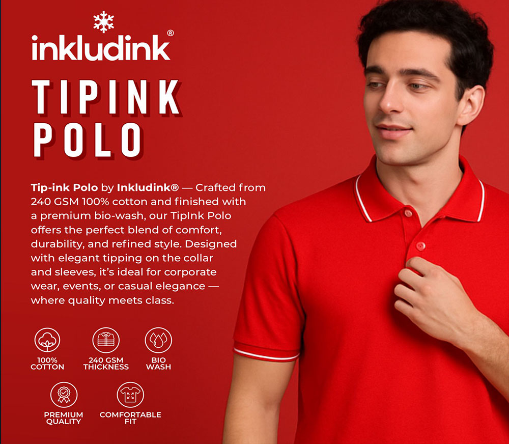 Inkludink Polo T-Shirt Manufacturer – Premium Quality by Kapair T-Shirt Inkludink Polo T-Shirt Manufacturer – Premium Quality by Kapair T-Shirt