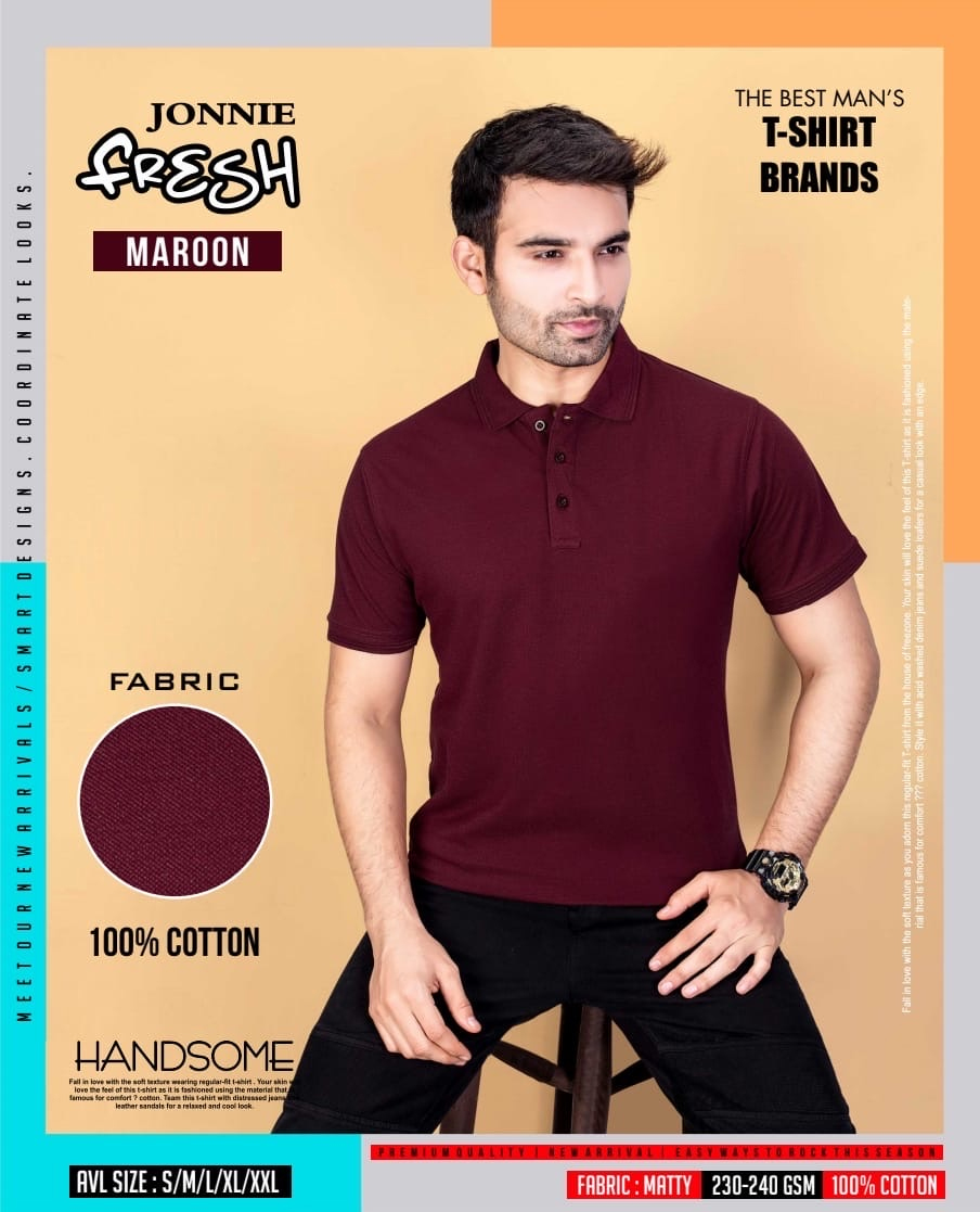 Men’s Polo T-Shirt – Kapair T-Shirt Jonnie Fresh T-shirts Men’s Polo T-Shirt – Kapair T-Shirt Jonnie Fresh T-shirts