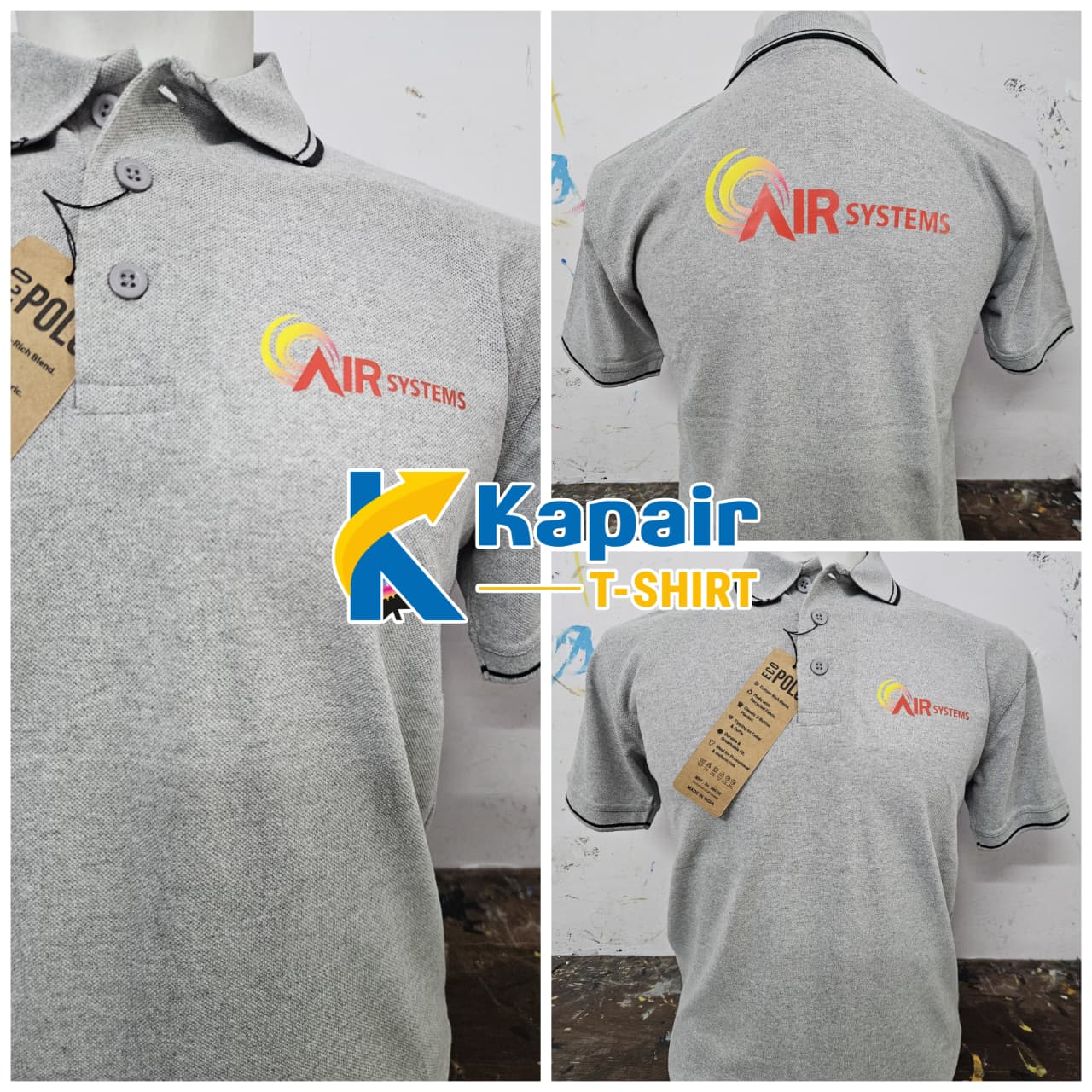 Promotional Inkludink Cotton Polo Neck T-Shirt Promotional Inkludink Cotton Polo Neck T-Shirt